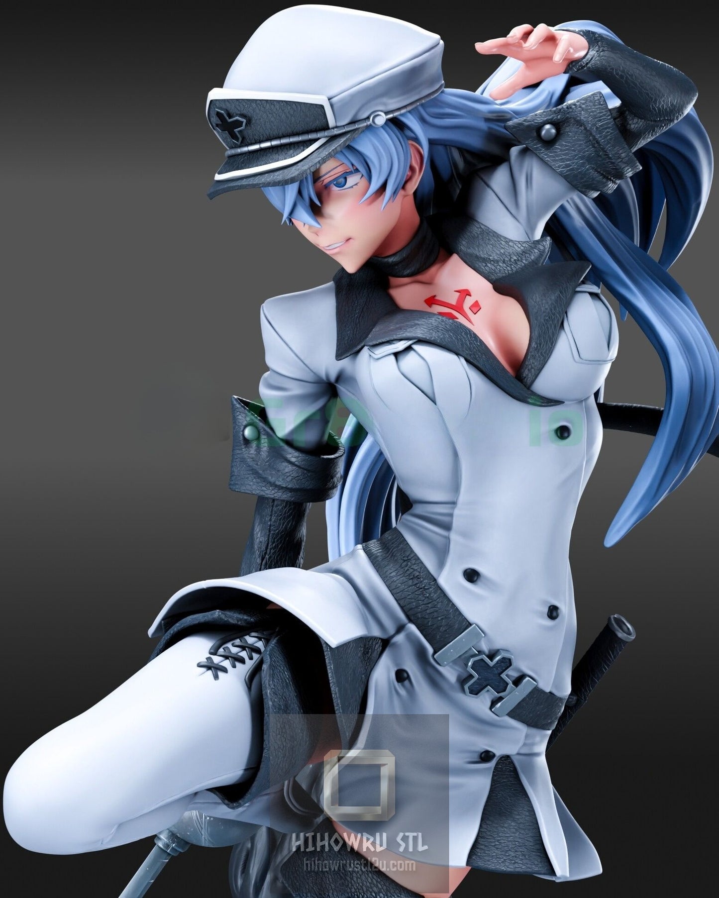 5174 Esdeath NSFW - Akame Ga Kill! - STL 3D Print Files