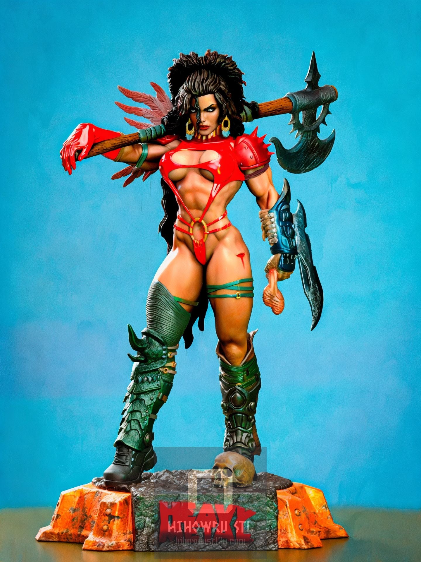 4819 Julie Strain - Heavy Metal 2000 - STL 3D Print Files