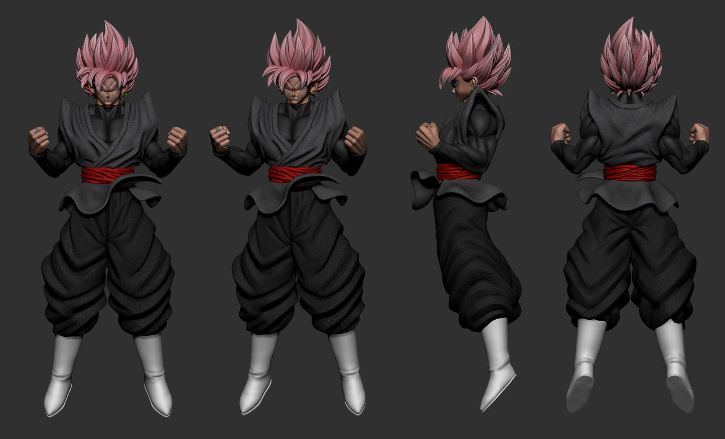 2559 Goku Black - Dragon Ball - STL 3D Print Files