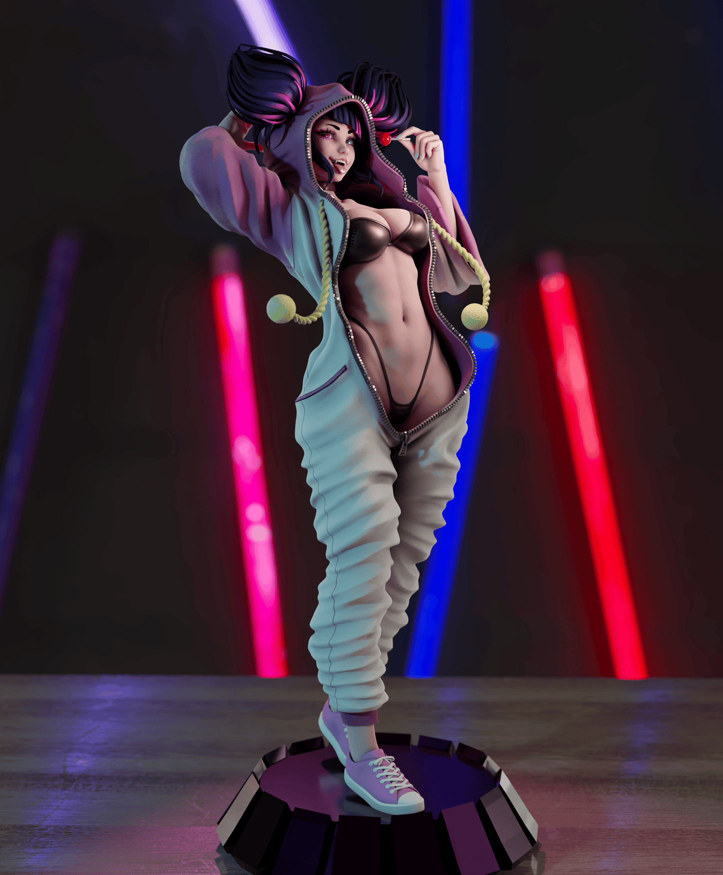 1643 Juri Han NSFW - Street Fighter - STL 3D Print Files 2