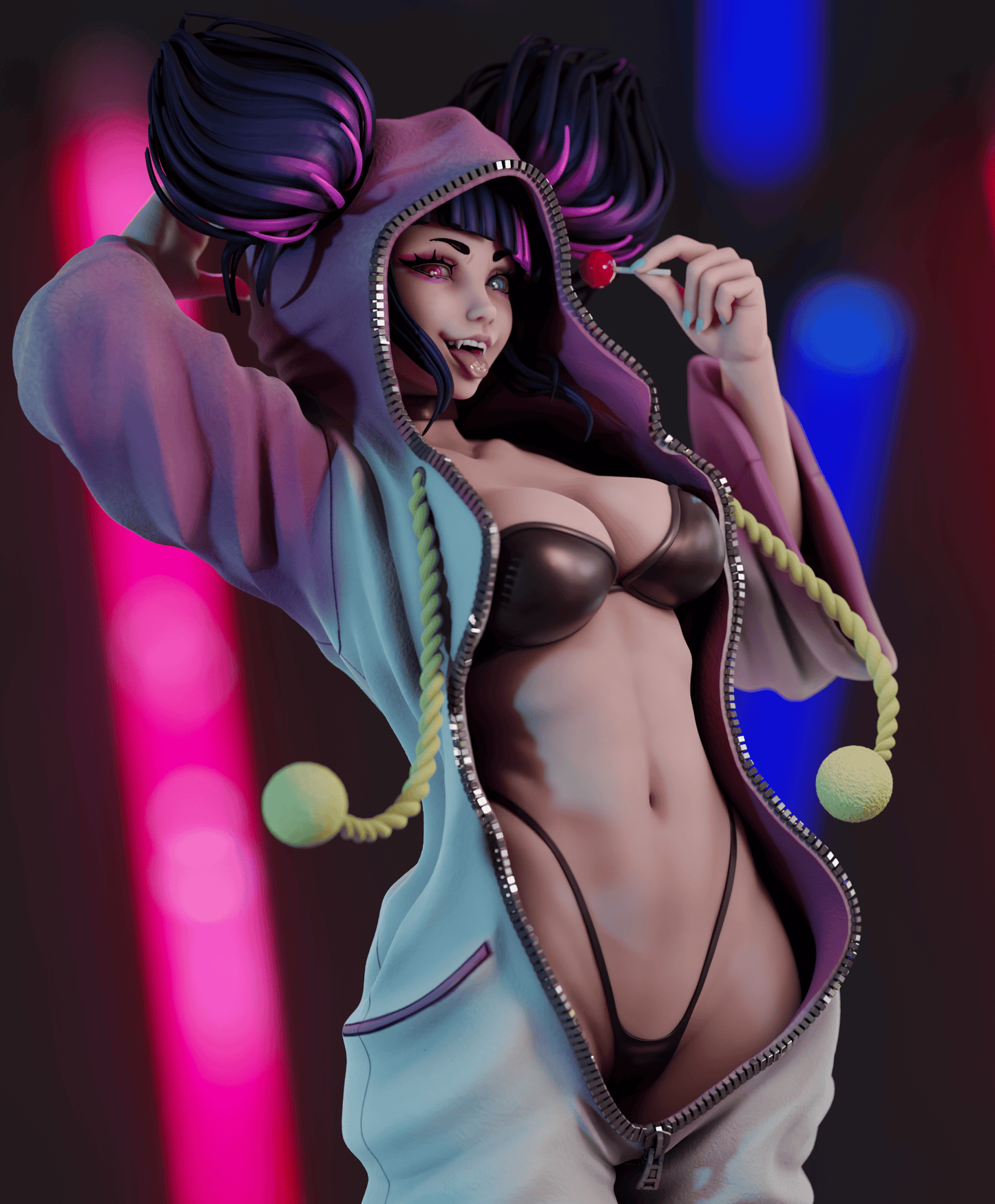 1643 Juri Han NSFW - Street Fighter - STL 3D Print Files 2