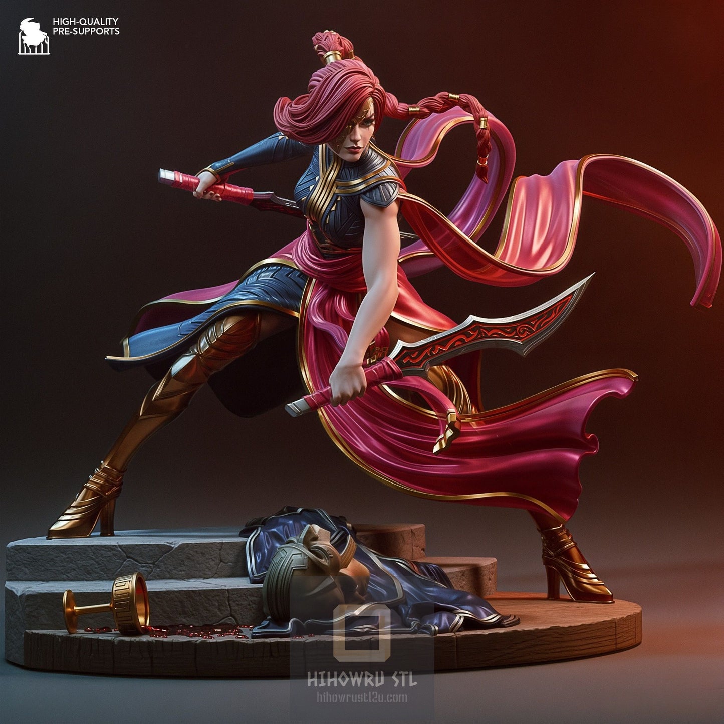 4313 Katarina - League of Legends - STL 3D Print Files