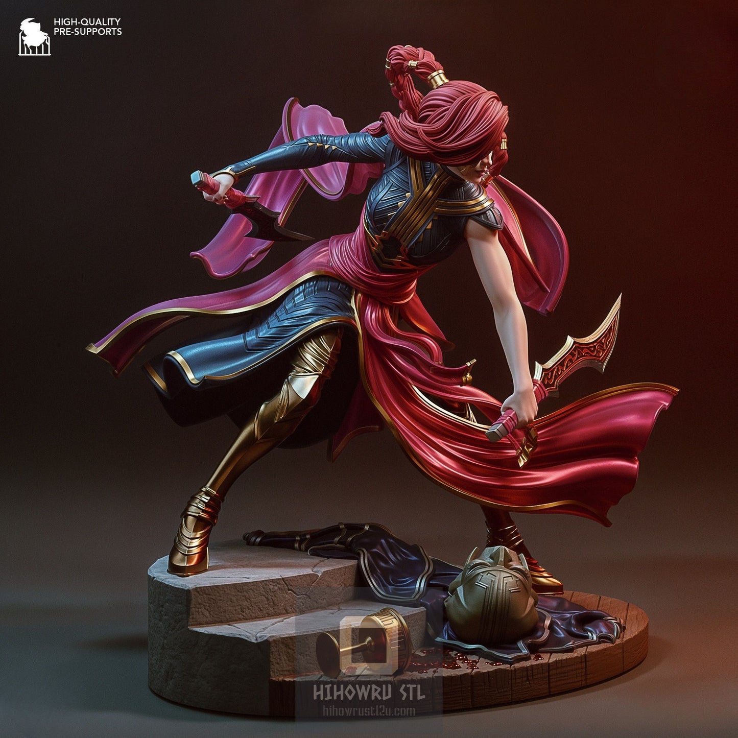 4313 Katarina - League of Legends - STL 3D Print Files