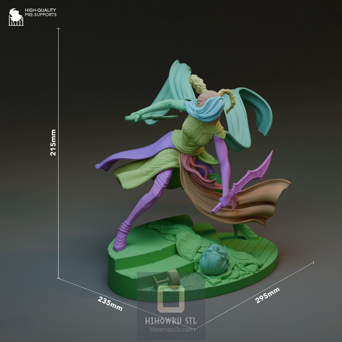 4313 Katarina - League of Legends - STL 3D Print Files
