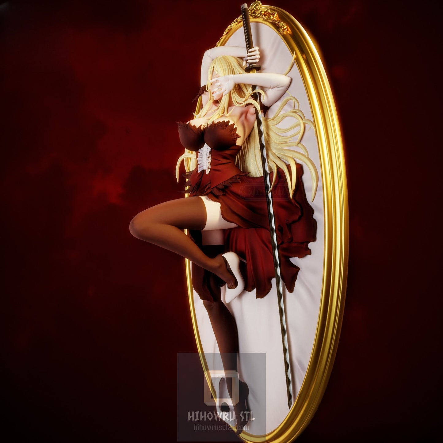 4624 Oshino Shinobu NSFW - Kiss-Shot Acerola-Orion Heart-Under-Blade - STL 3D Print Files