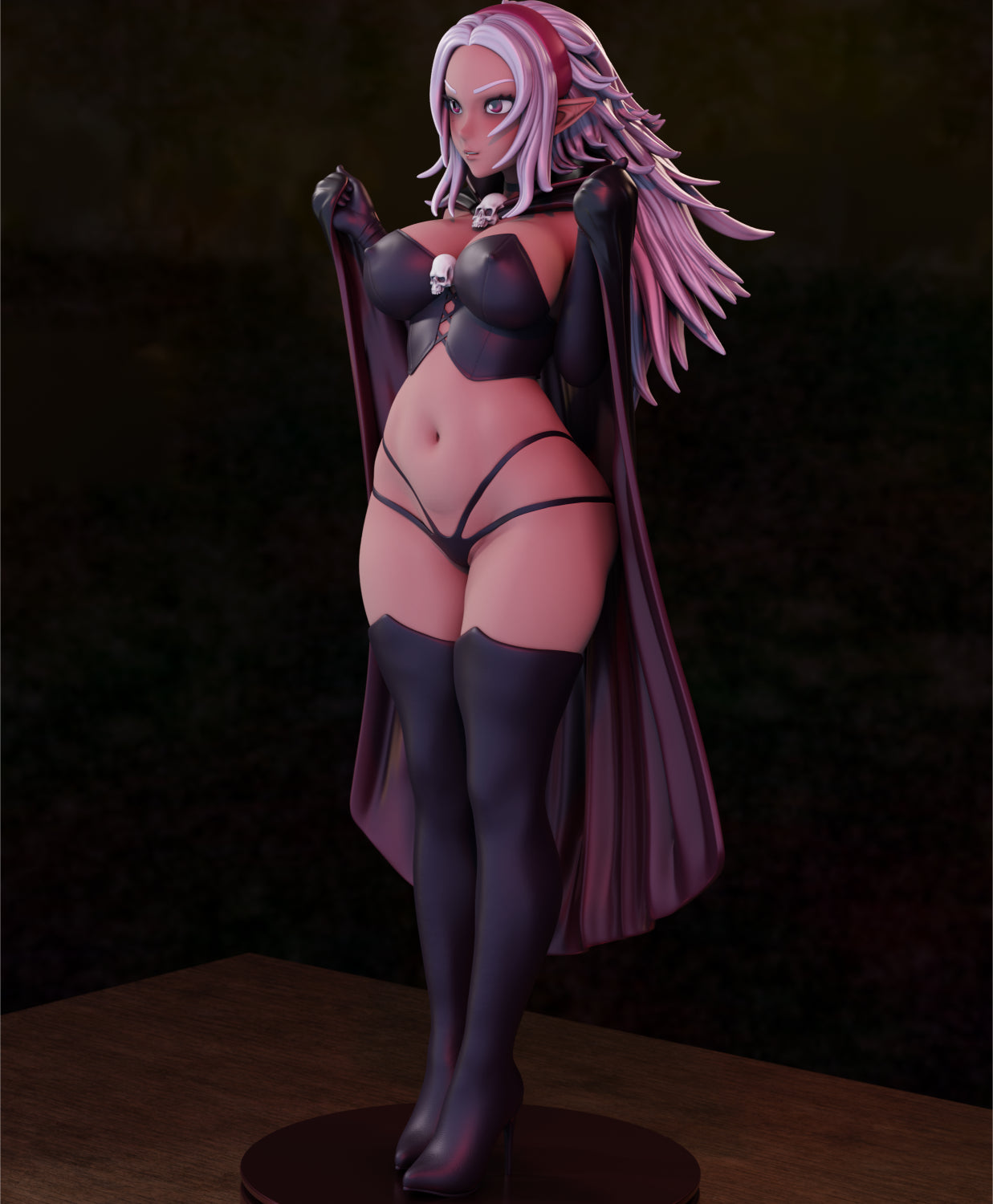 4186 Kuroeda NSFW - Plus-Sized Elf - STL 3D Print Files