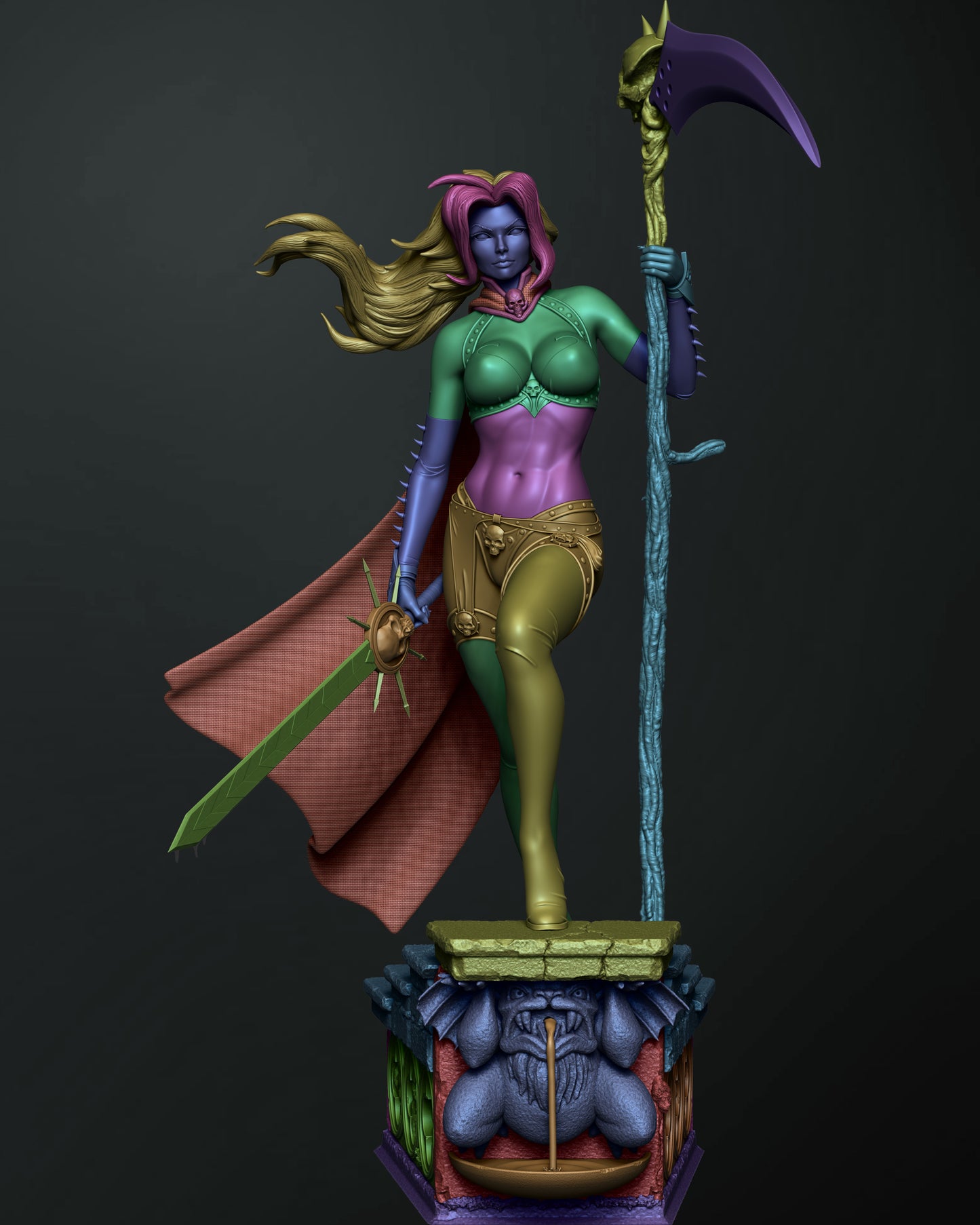 1676 Lady Death - STL 3D Print Files