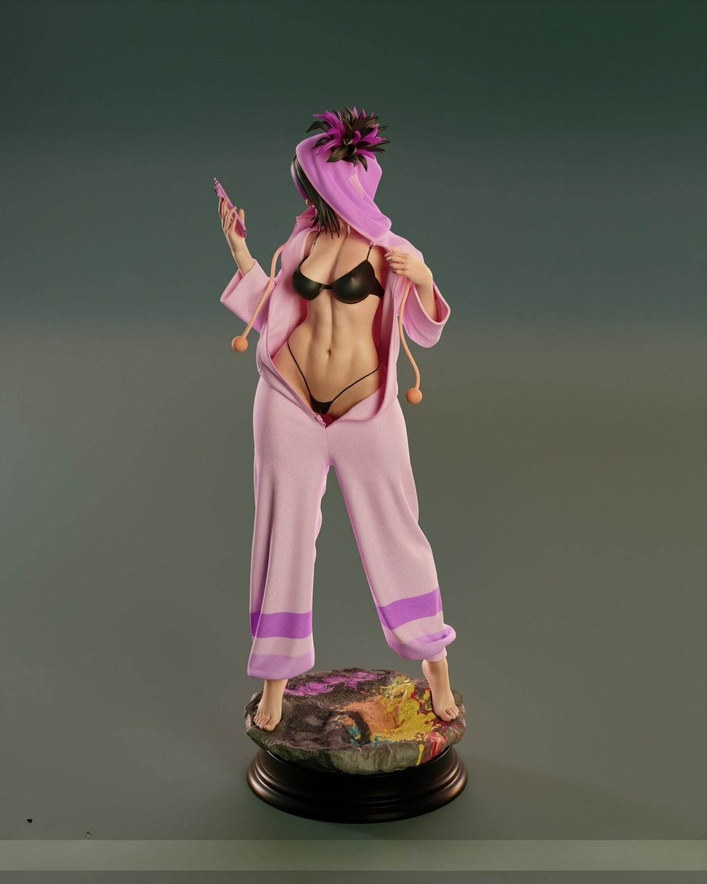 3283 Juri Han - Street Fighter - STL 3D Print Files