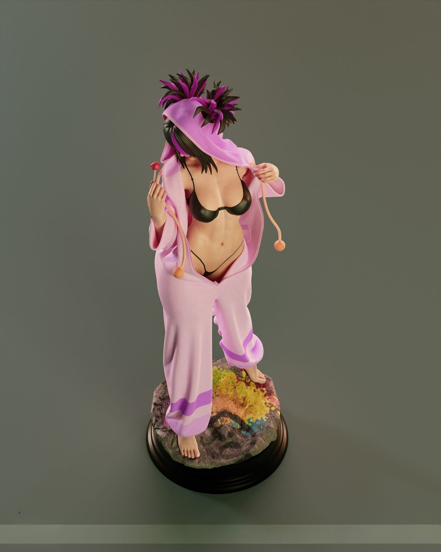 3283 Juri Han - Street Fighter - STL 3D Print Files