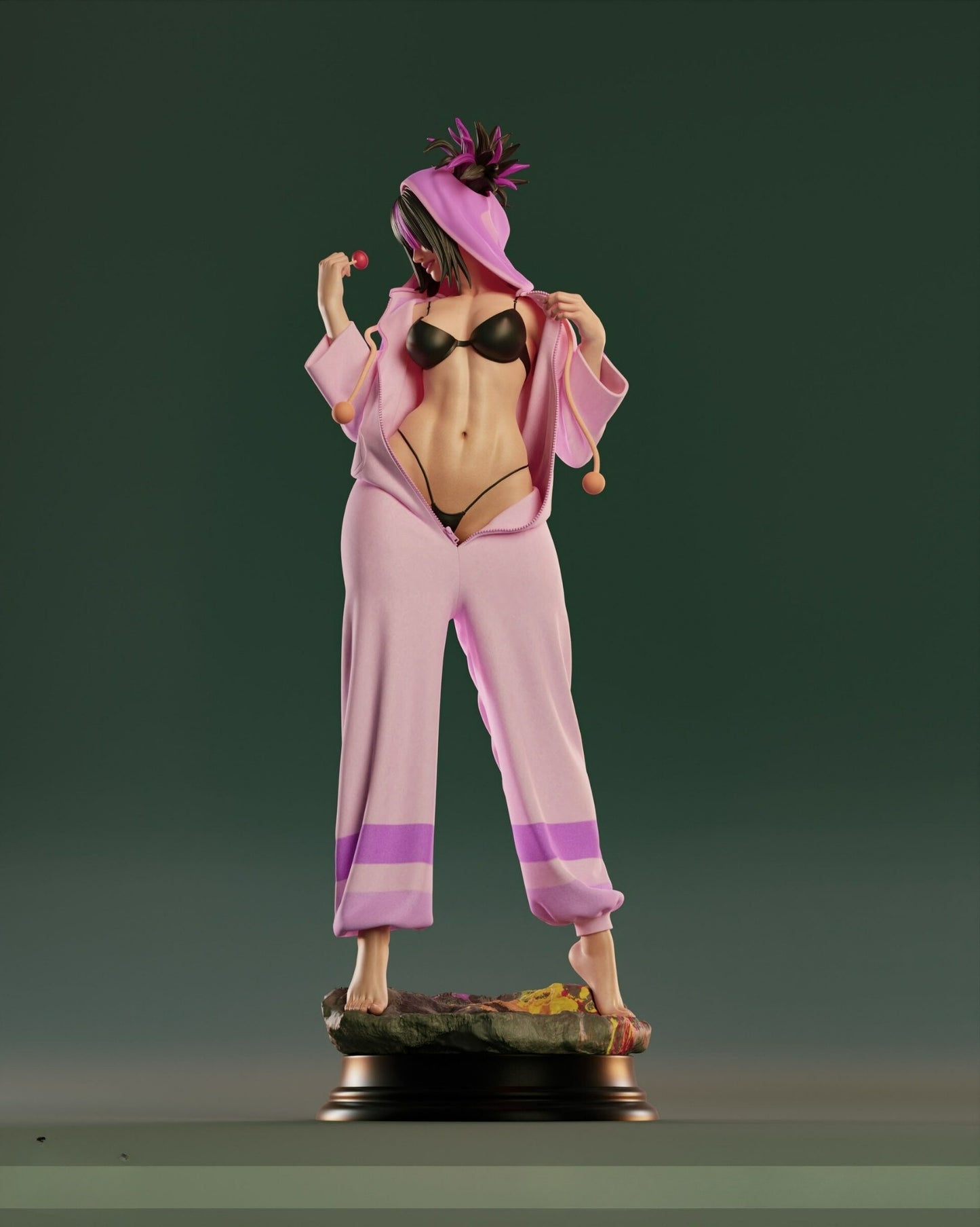 3283 Juri Han - Street Fighter - STL 3D Print Files