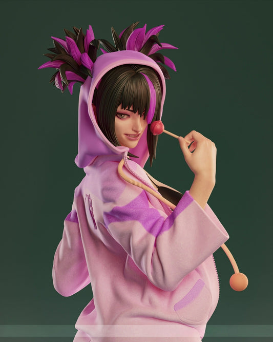 3283 Juri Han - Street Fighter - STL 3D Print Files