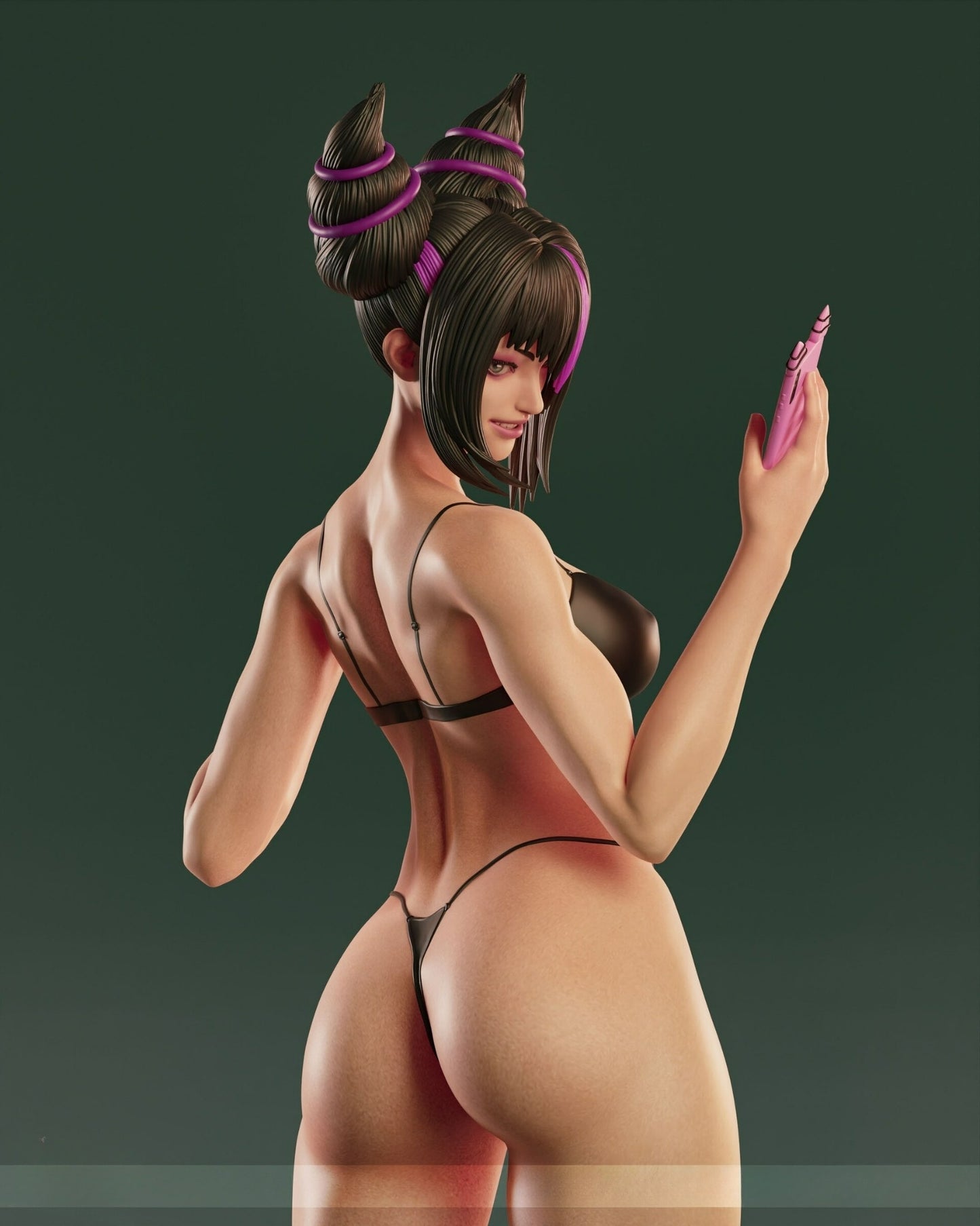 3283 Juri Han - Street Fighter - STL 3D Print Files