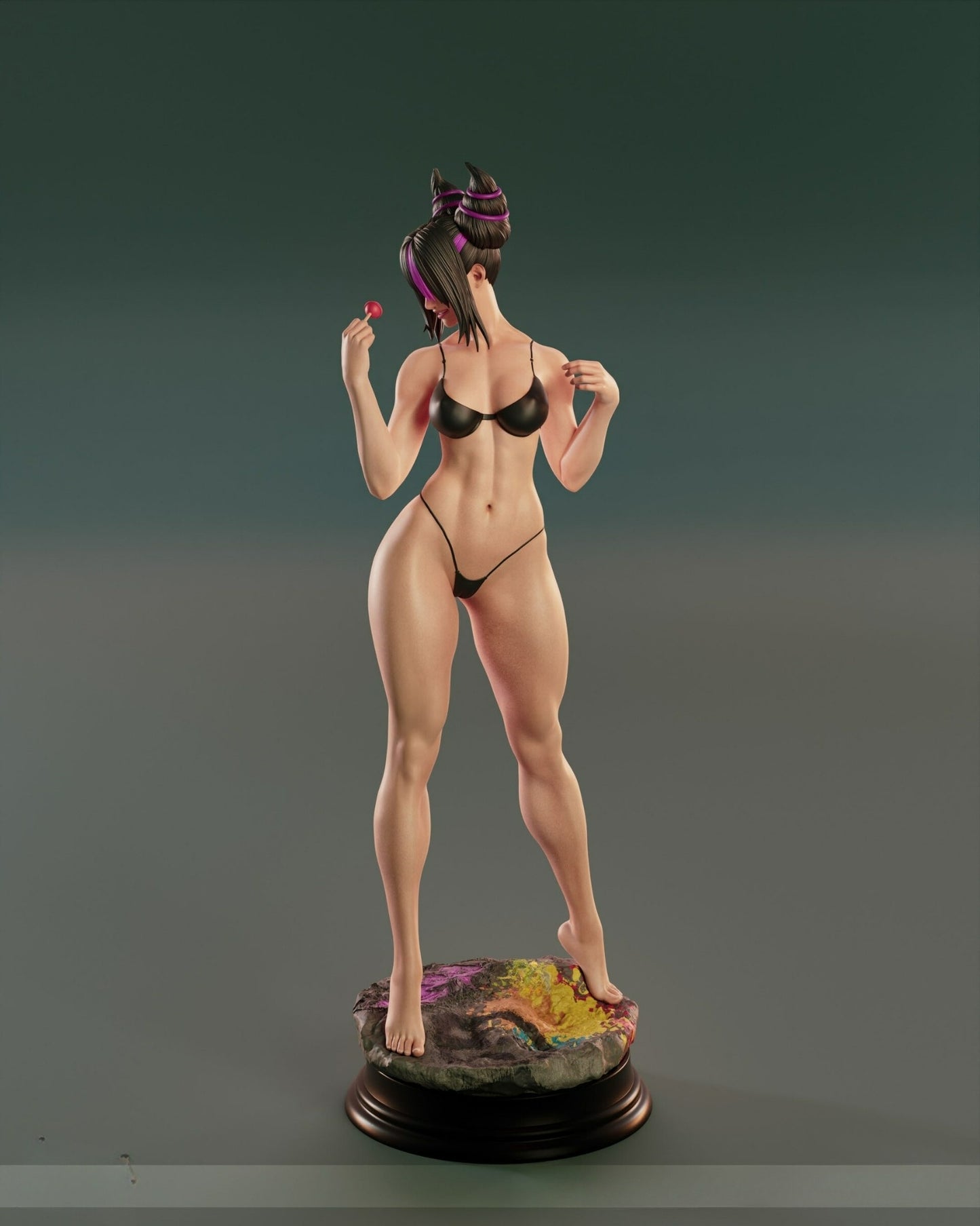 3283 Juri Han - Street Fighter - STL 3D Print Files