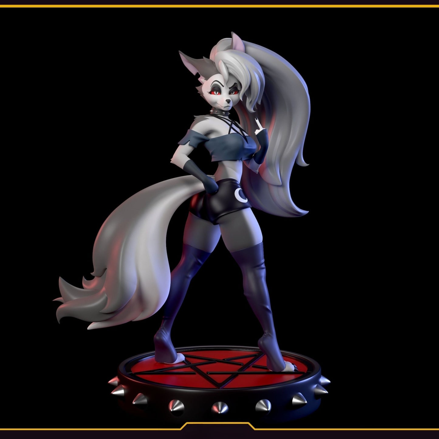 2975 Loona NSFW - Helluva Boss - STL 3D Print Files