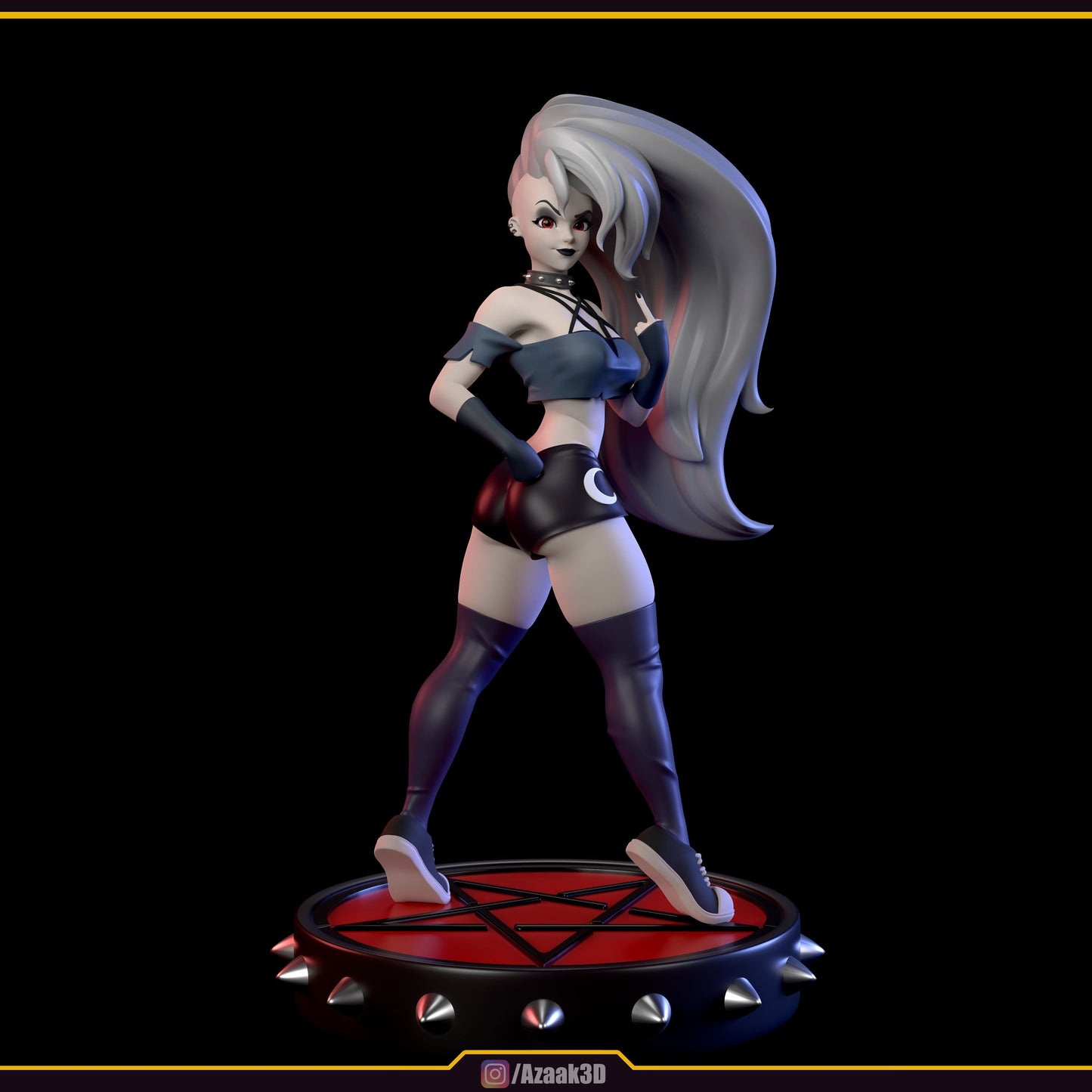 2975 Loona NSFW - Helluva Boss - STL 3D Print Files