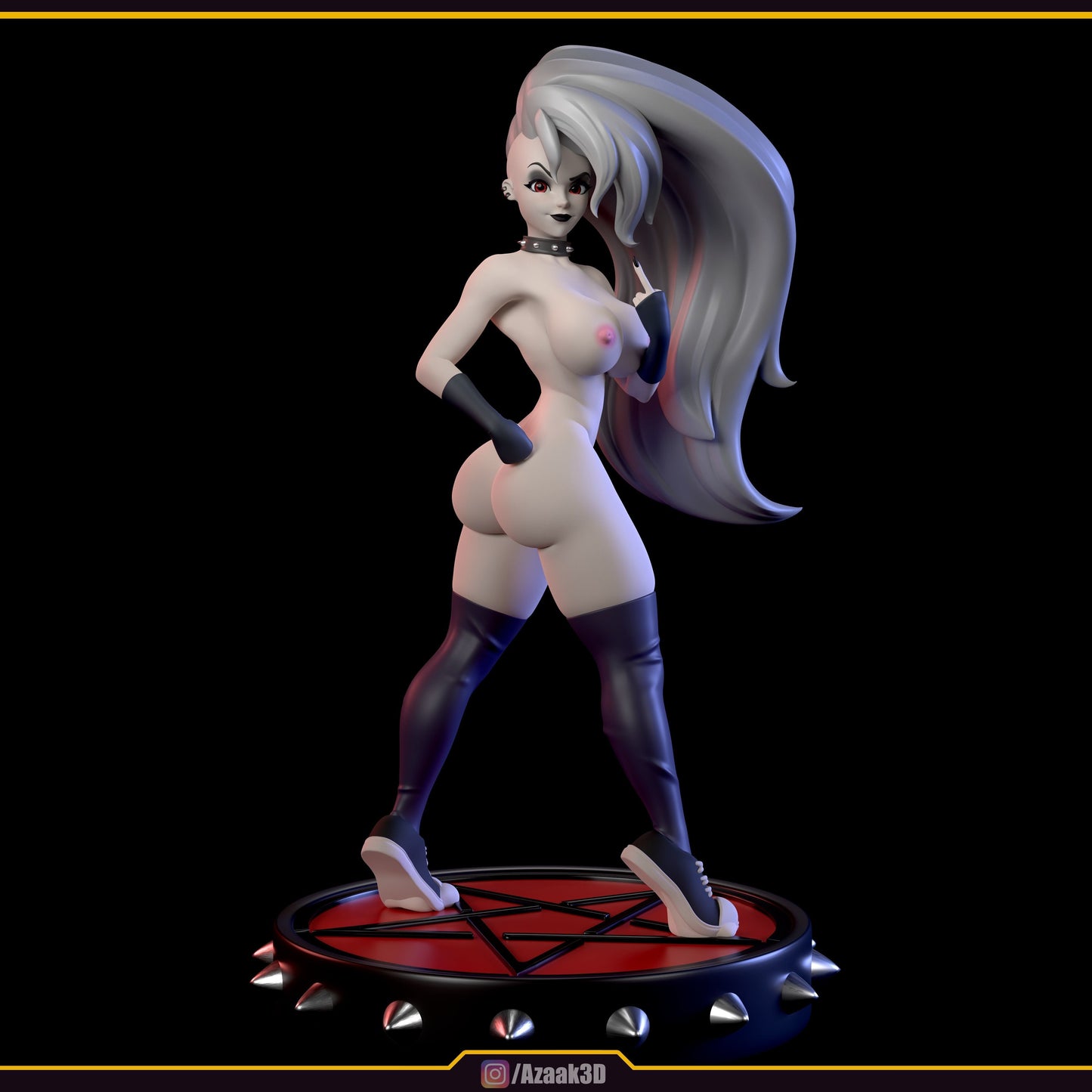 2975 Loona NSFW - Helluva Boss - STL 3D Print Files