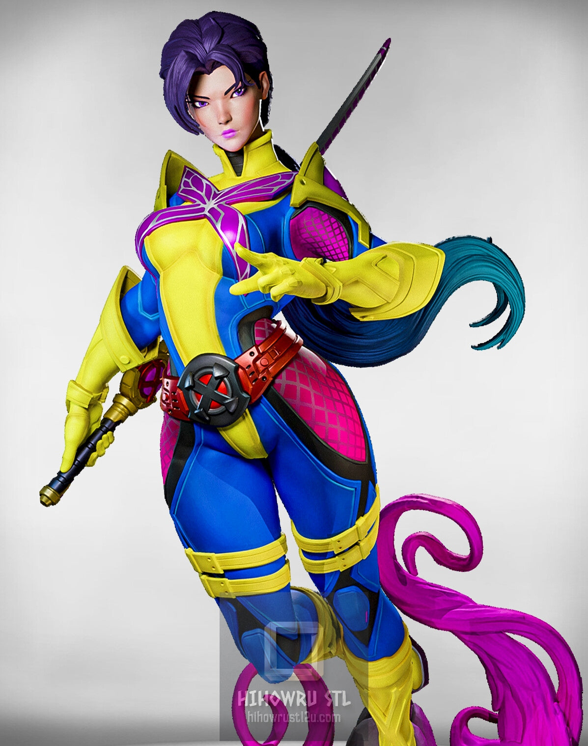 5269 Psylocke NSFW - X-men - STL 3D Print Files