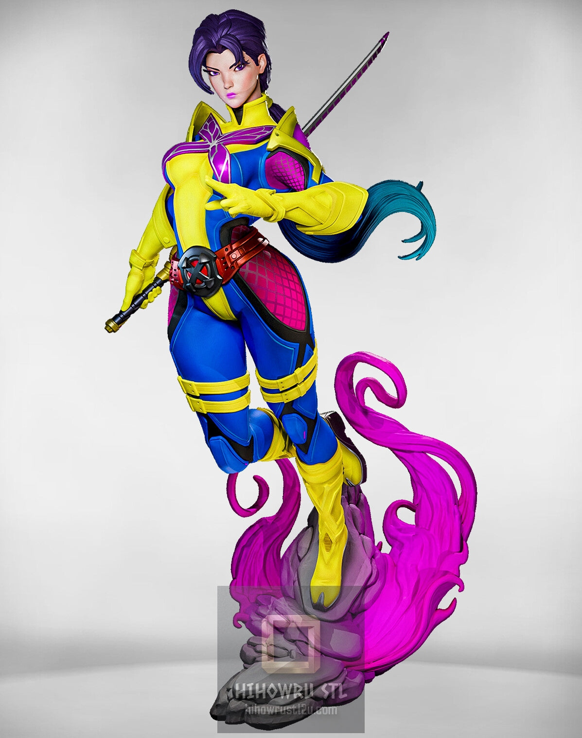 5269 Psylocke NSFW - X-men - STL 3D Print Files