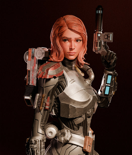 3732 Shae Vizla - Star Wars - STL 3D Print Files