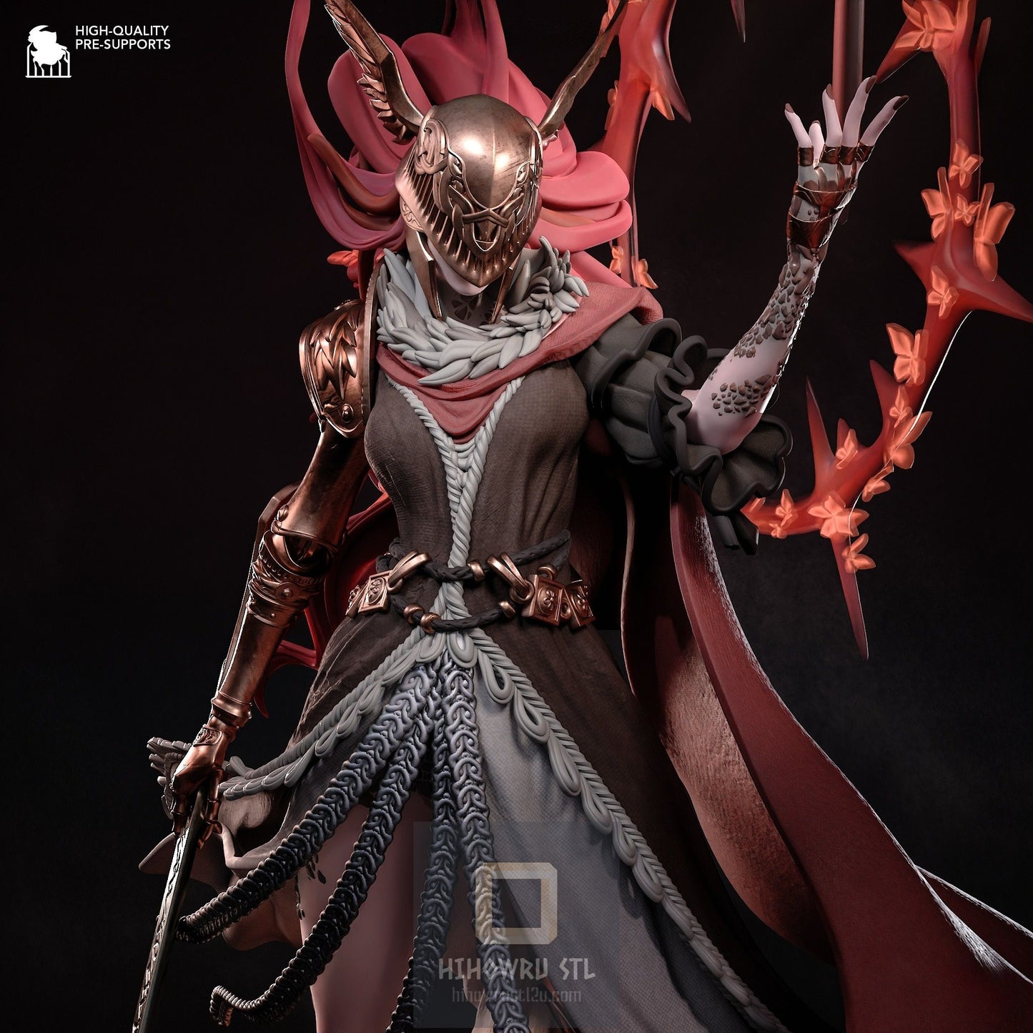 4538 Malenia - Elden Ring - STL 3D Print Files