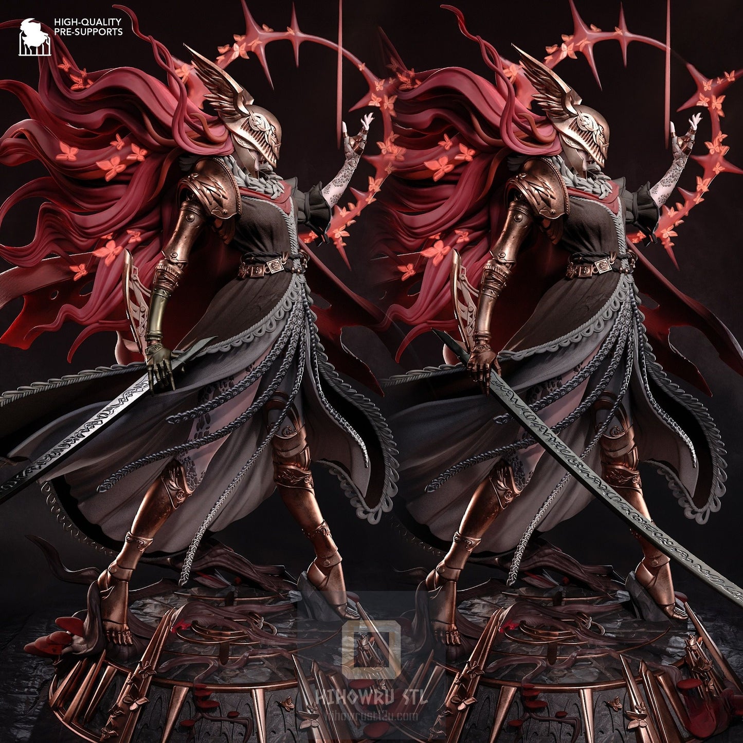 4538 Malenia - Elden Ring - STL 3D Print Files