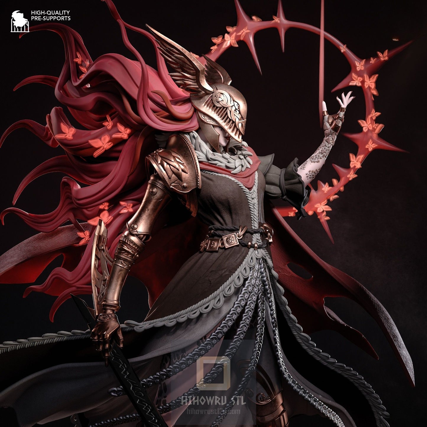 4538 Malenia - Elden Ring - STL 3D Print Files