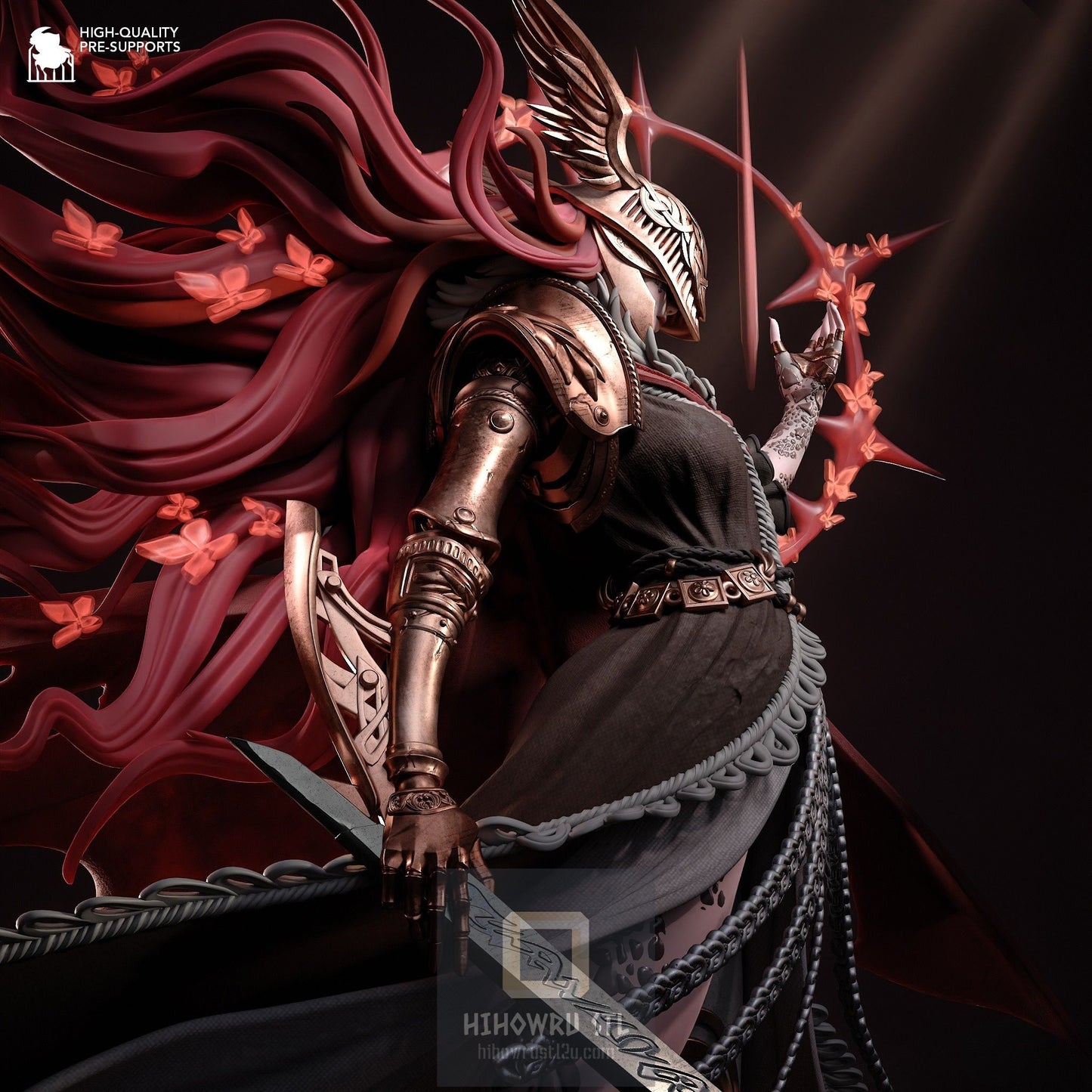 4538 Malenia - Elden Ring - STL 3D Print Files