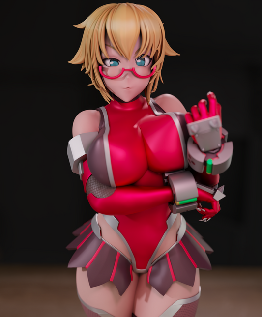 2064 Shinohara Mari NSFW - Action Taimanin - STL 3D Print Files