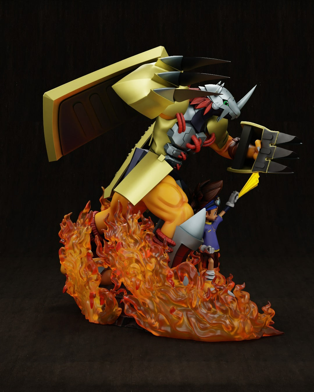 3039 Tai and WarGreymon - Digimon - STL 3D Print Files