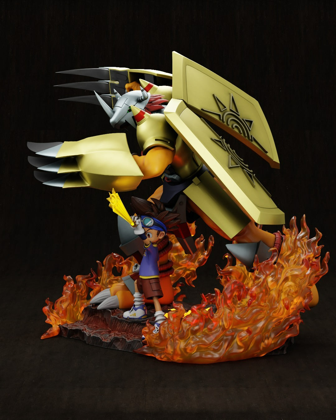 3039 Tai and WarGreymon - Digimon - STL 3D Print Files