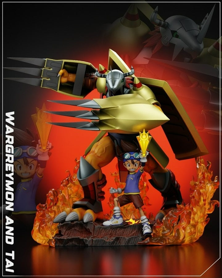 3039 Tai and WarGreymon - Digimon - STL 3D Print Files