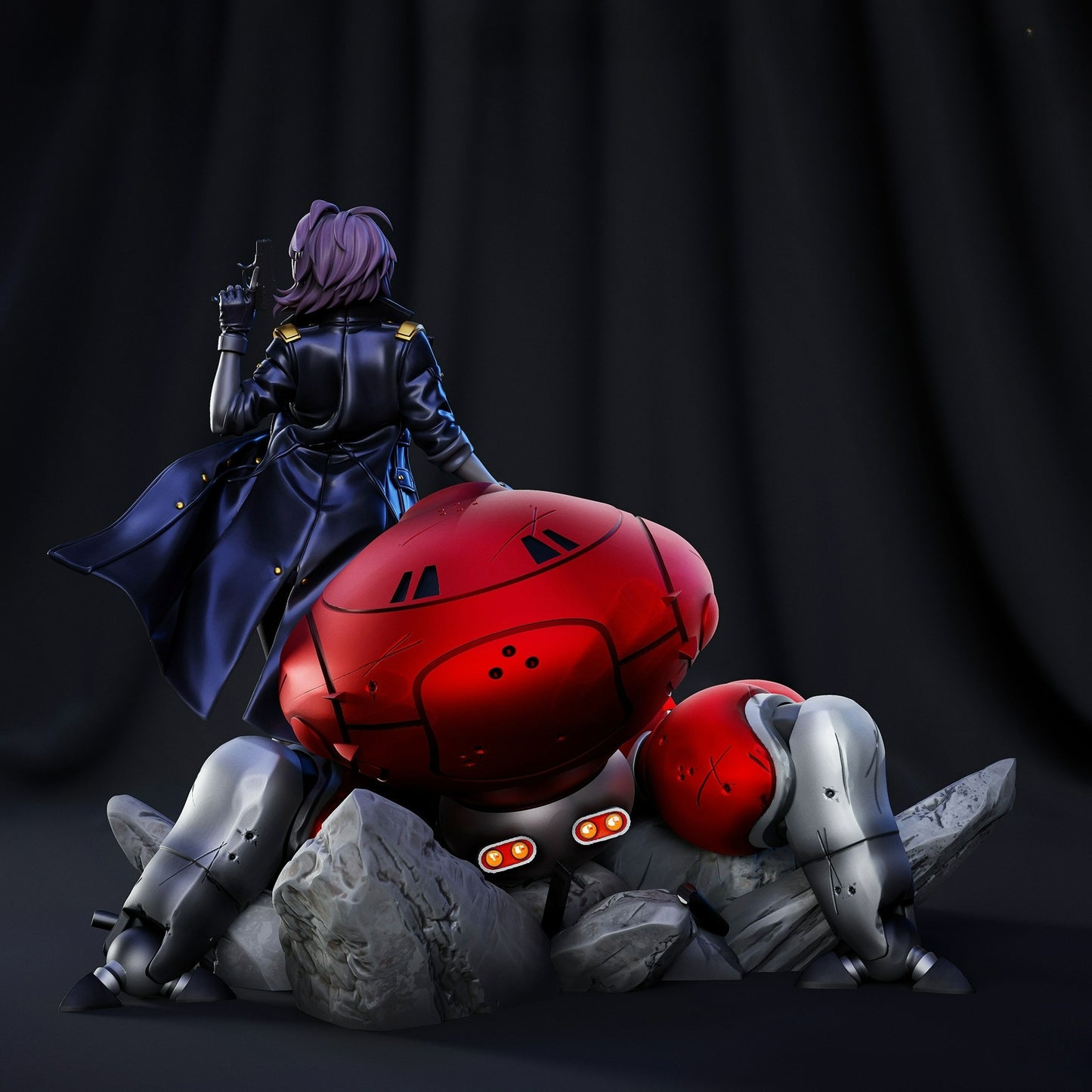 2949 Motoko Kusanagi - Ghost in the Shell - STL 3D Print Files