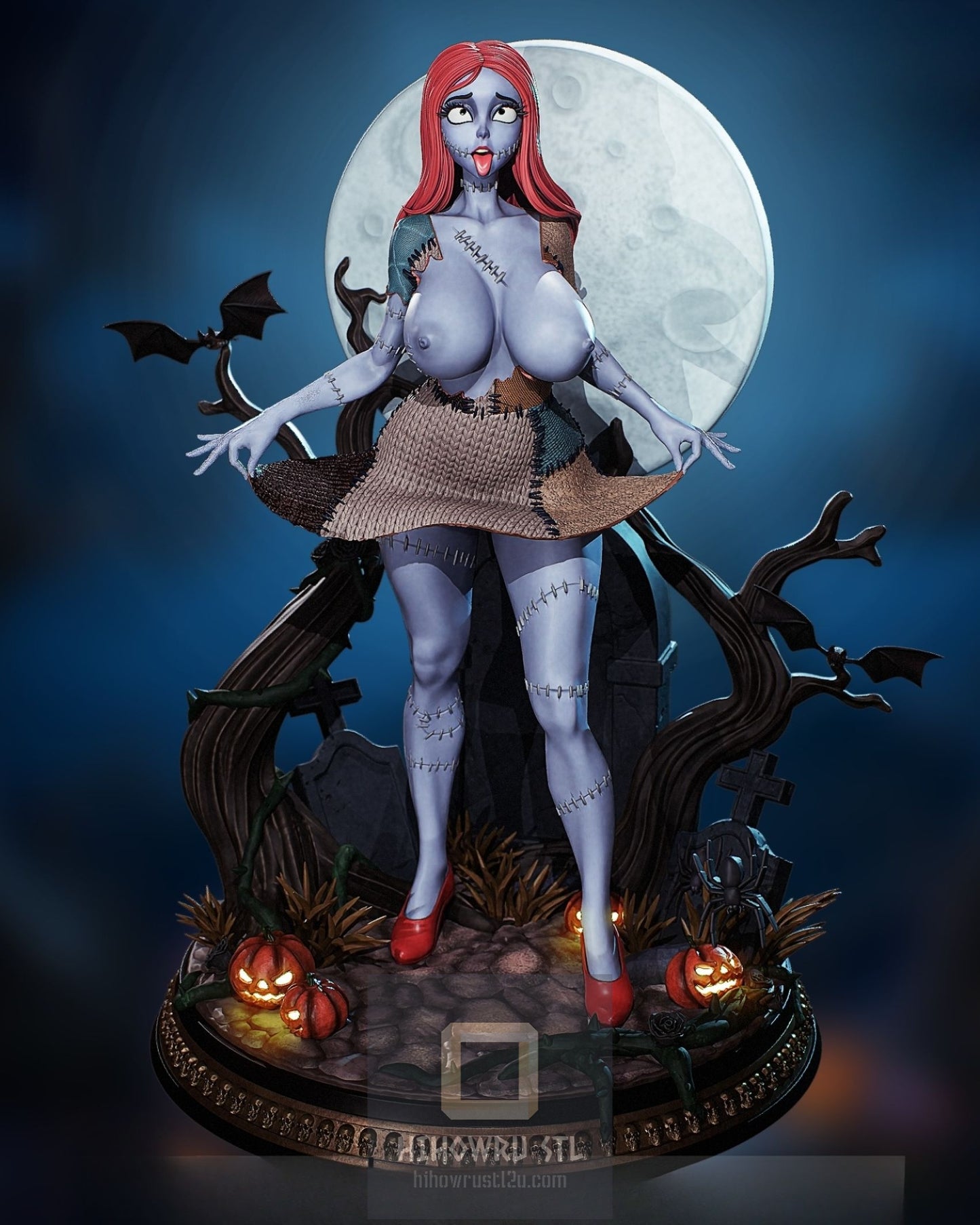 4374 Sally NSFW - The Nightmare Before Christmas - STL 3D Print Files