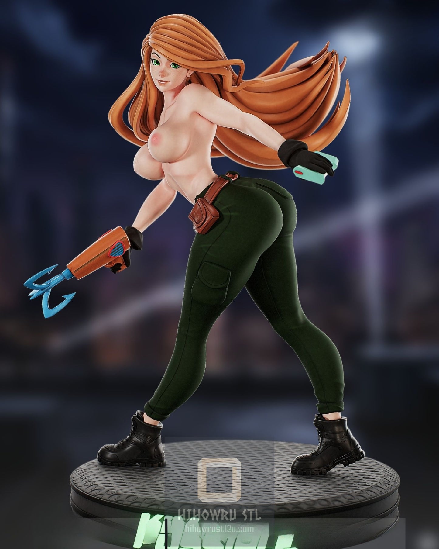 4393 Kim Possible NSFW - STL 3D Print Files