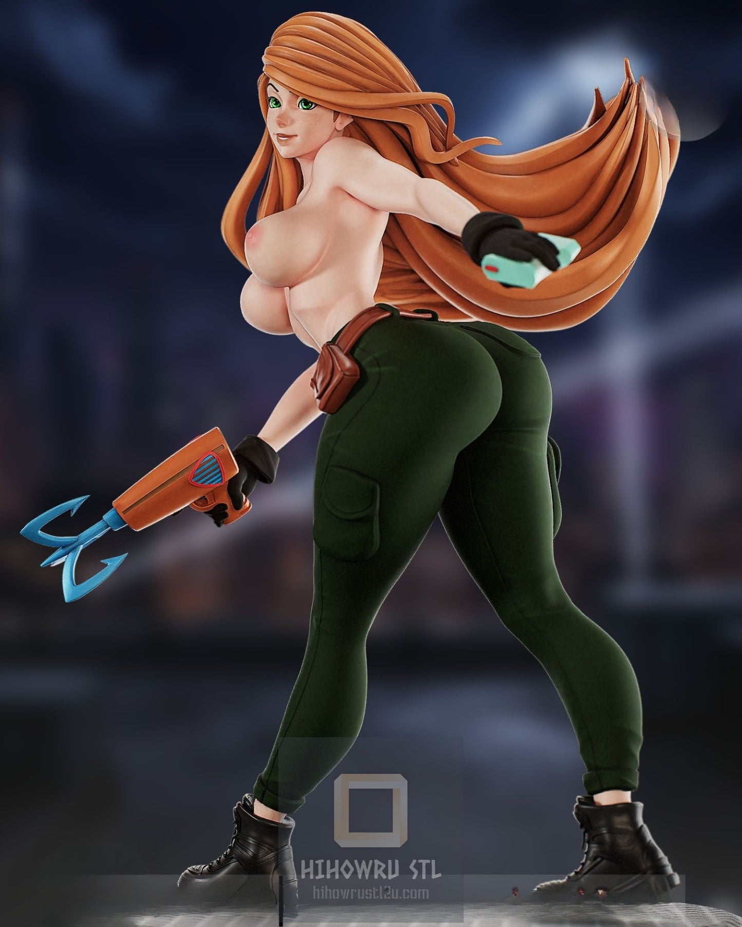 4393 Kim Possible NSFW - STL 3D Print Files