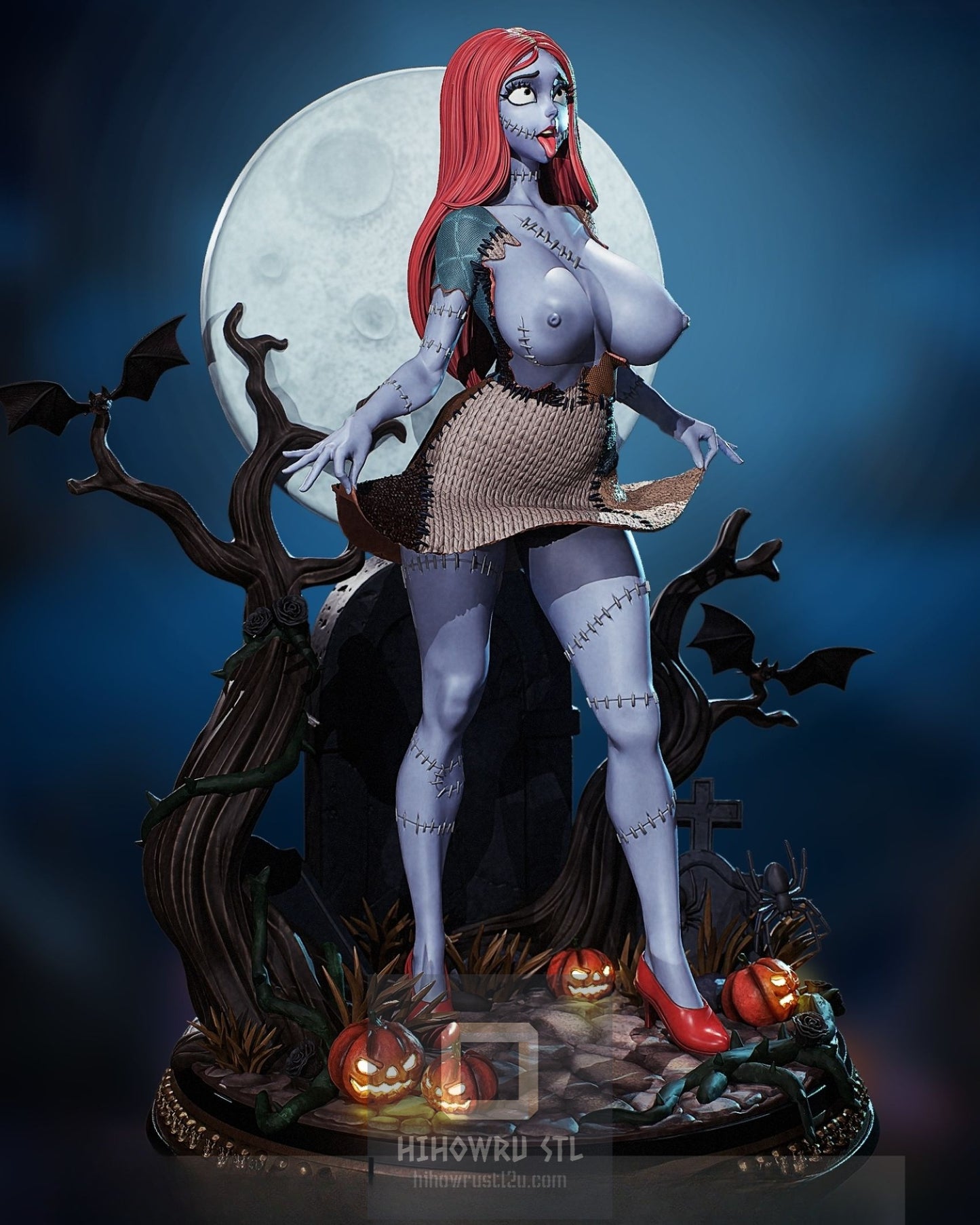 4374 Sally NSFW - The Nightmare Before Christmas - STL 3D Print Files