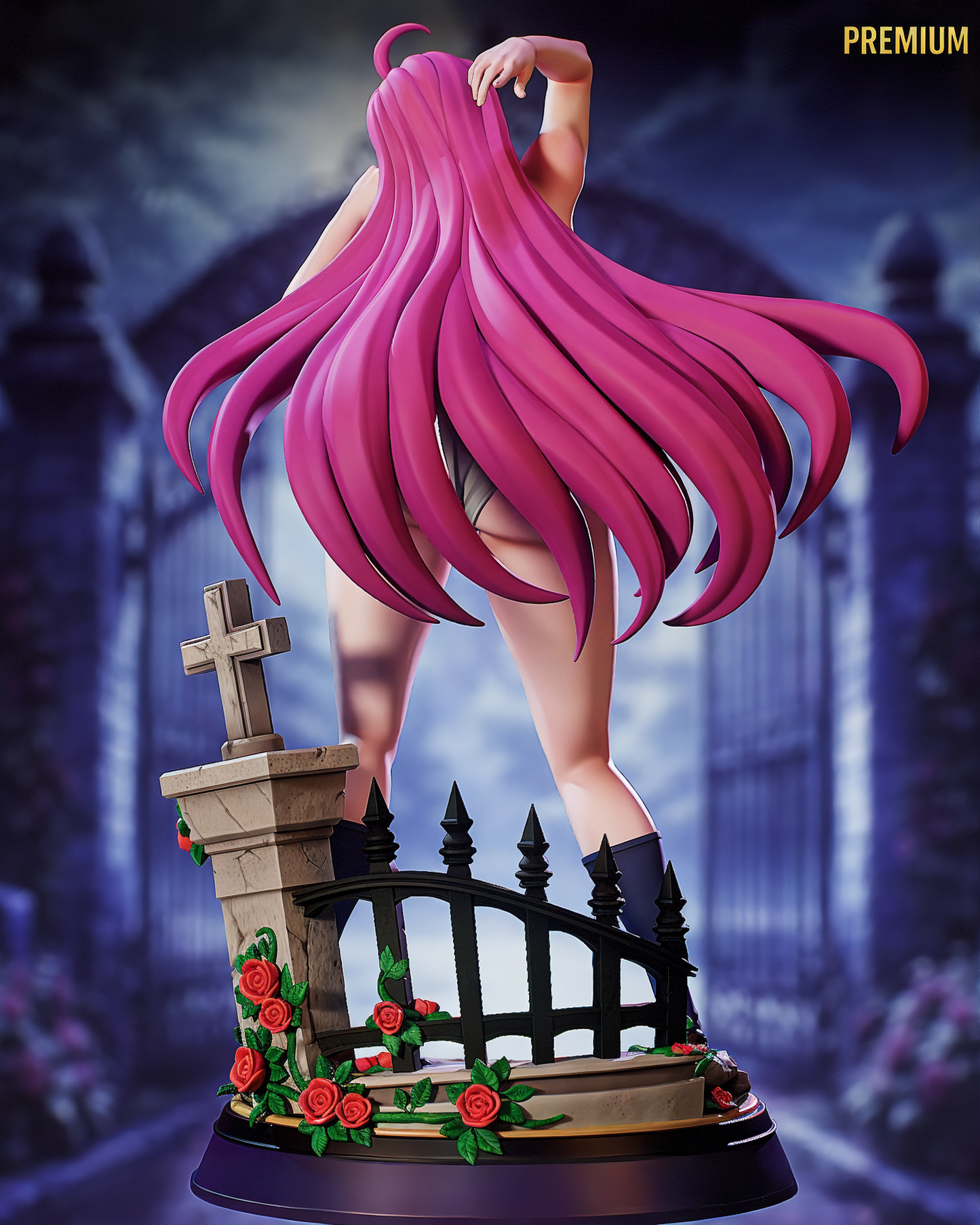 4969 Moka Akashiya NSFW - Rosario + Vampire - STL 3D Print Files