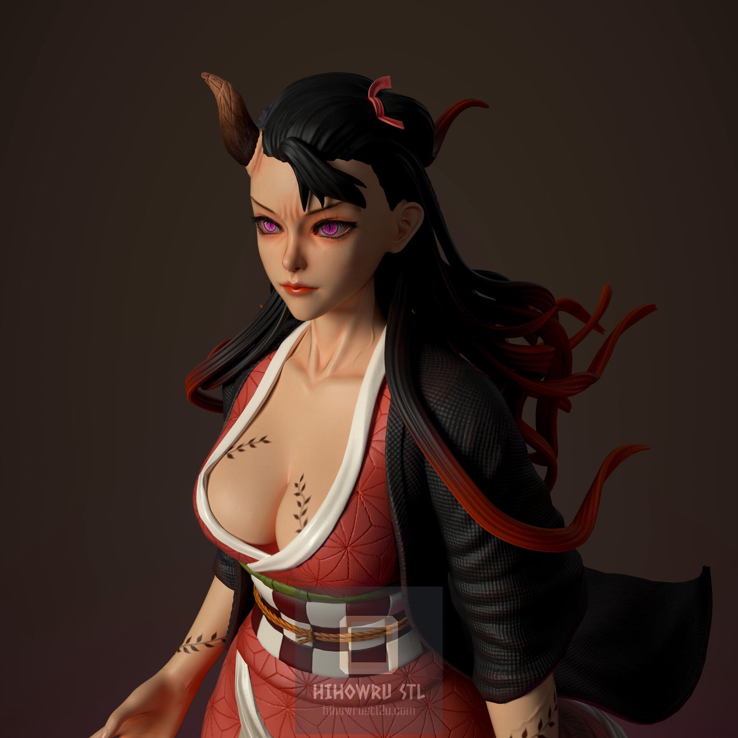 4546 Nezuko Kamado NSFW - Kimetsu no Yaiba - STL 3D Print Files