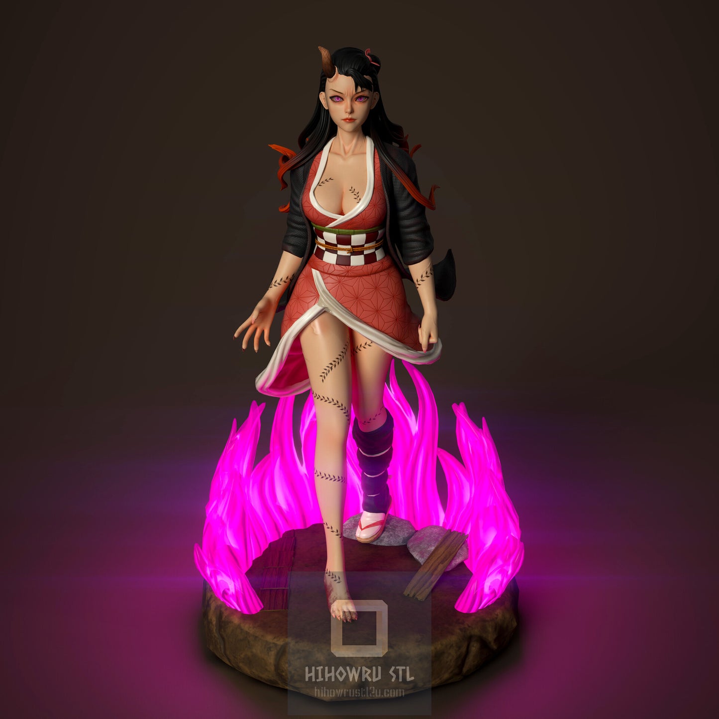 4546 Nezuko Kamado NSFW - Kimetsu no Yaiba - STL 3D Print Files