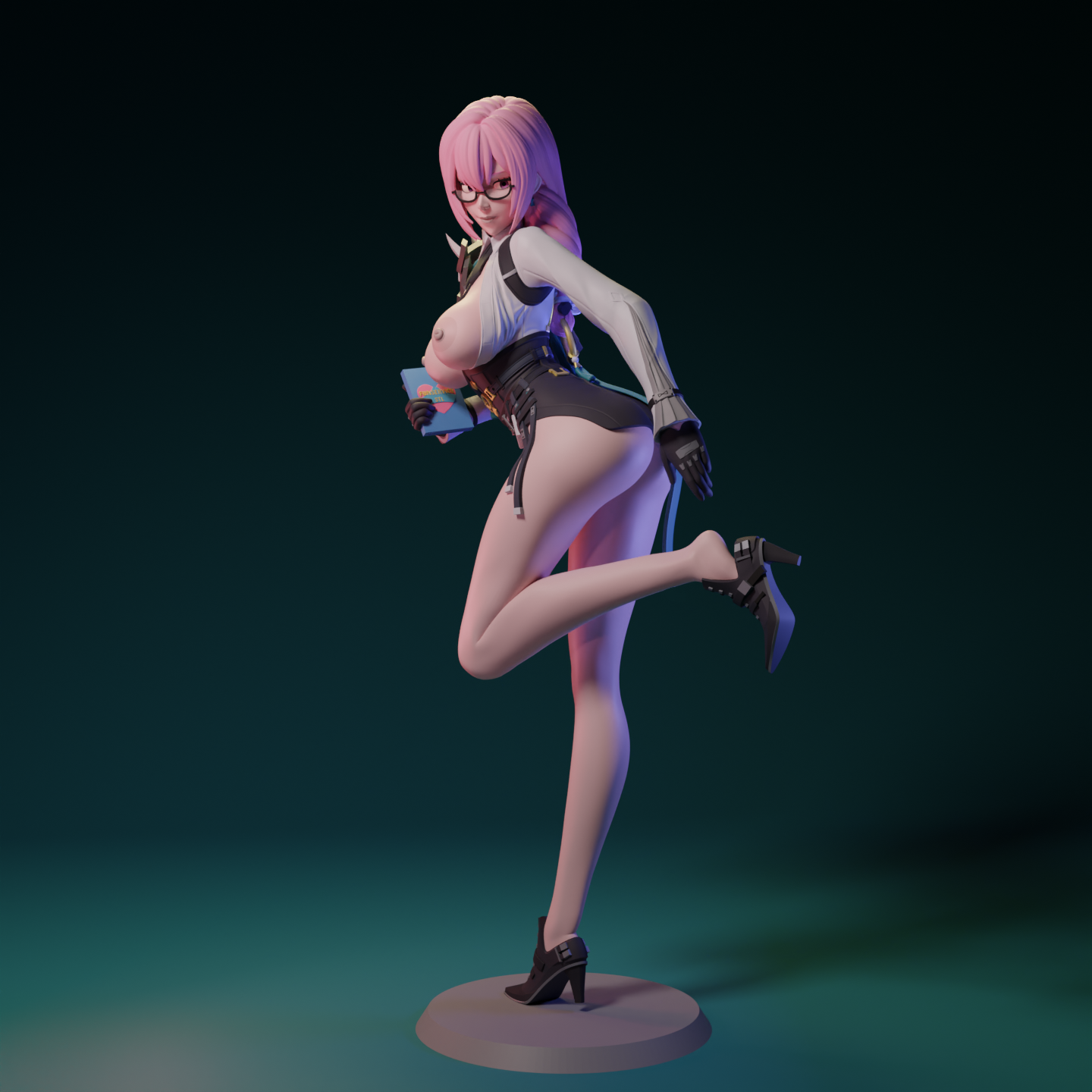 3234 Tsukishiro Yanagi NSFW - Zenless Zone Zero - STL 3D Print Files