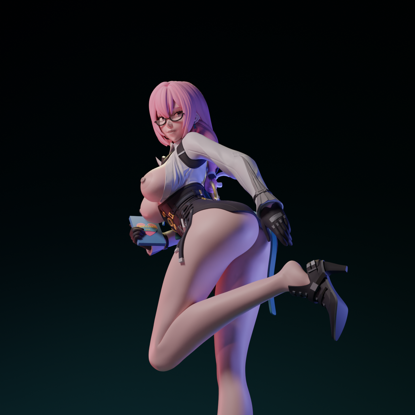 3234 Tsukishiro Yanagi NSFW - Zenless Zone Zero - STL 3D Print Files