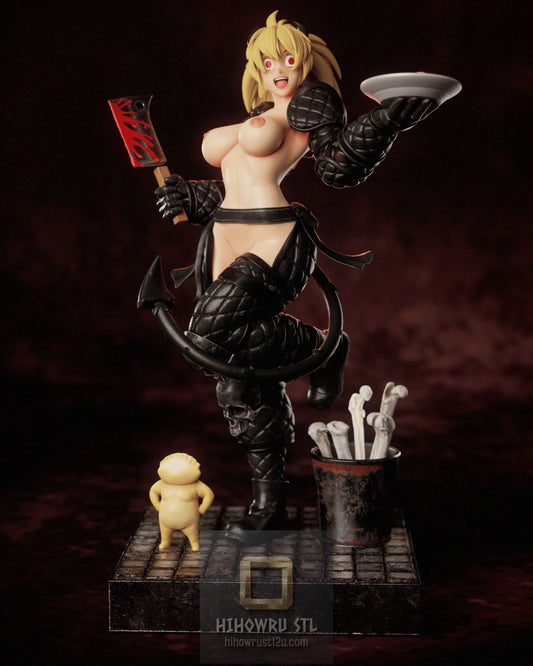 5207 Nikaido NSFW - Dorohedoro - STL 3D Print Files