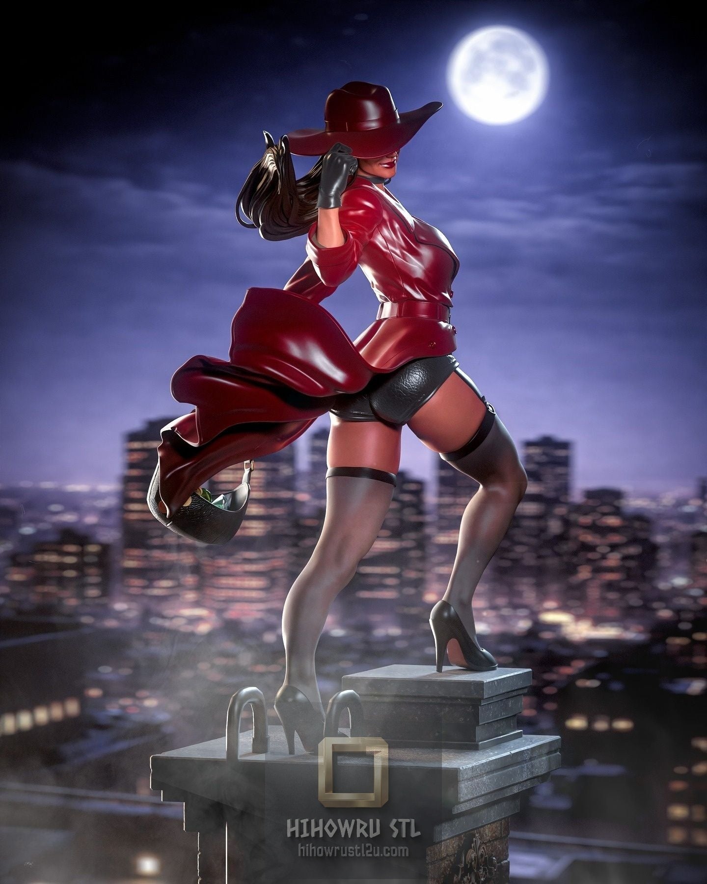 5193 Carmen Sandiego NSFW - STL 3D Print Files