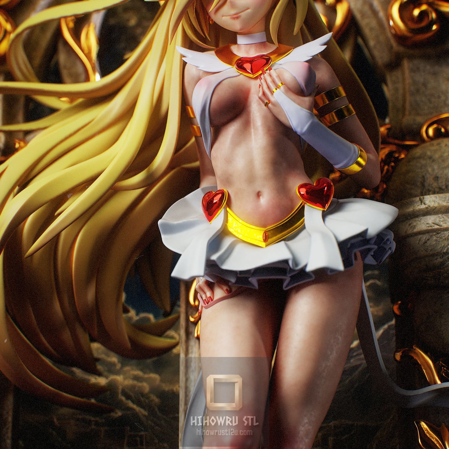 5057 Panty Anarchy NSFW - Panty & Stocking with Garterbelt - STL 3D Print Files