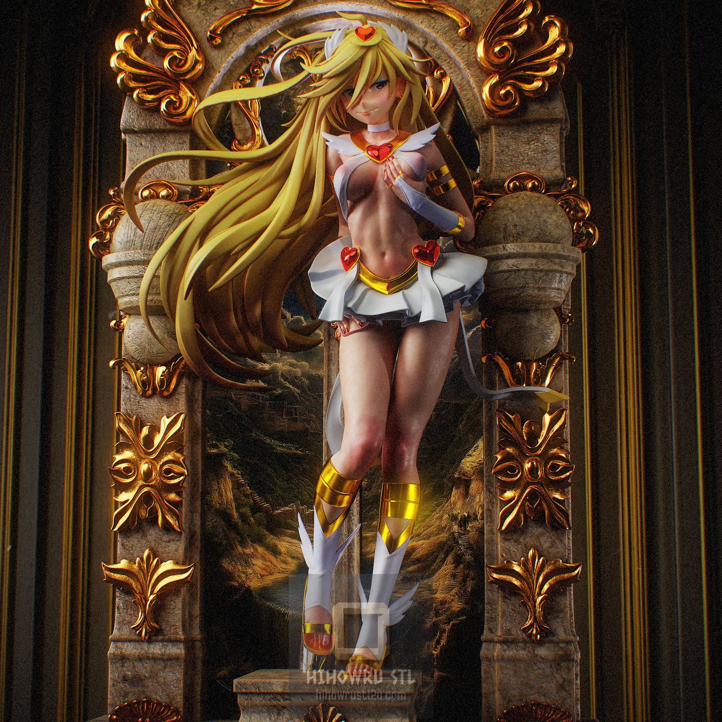 5057 Panty Anarchy NSFW - Panty & Stocking with Garterbelt - STL 3D Print Files
