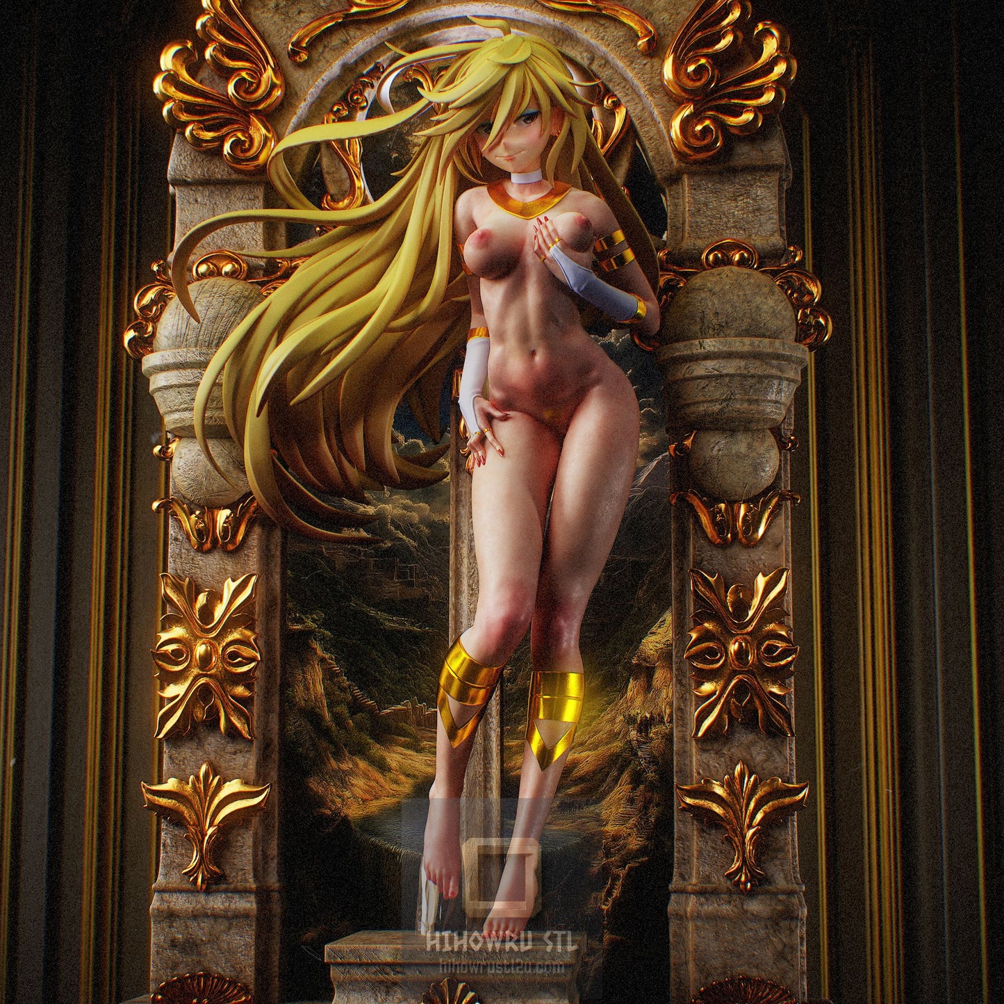 5057 Panty Anarchy NSFW - Panty & Stocking with Garterbelt - STL 3D Print Files