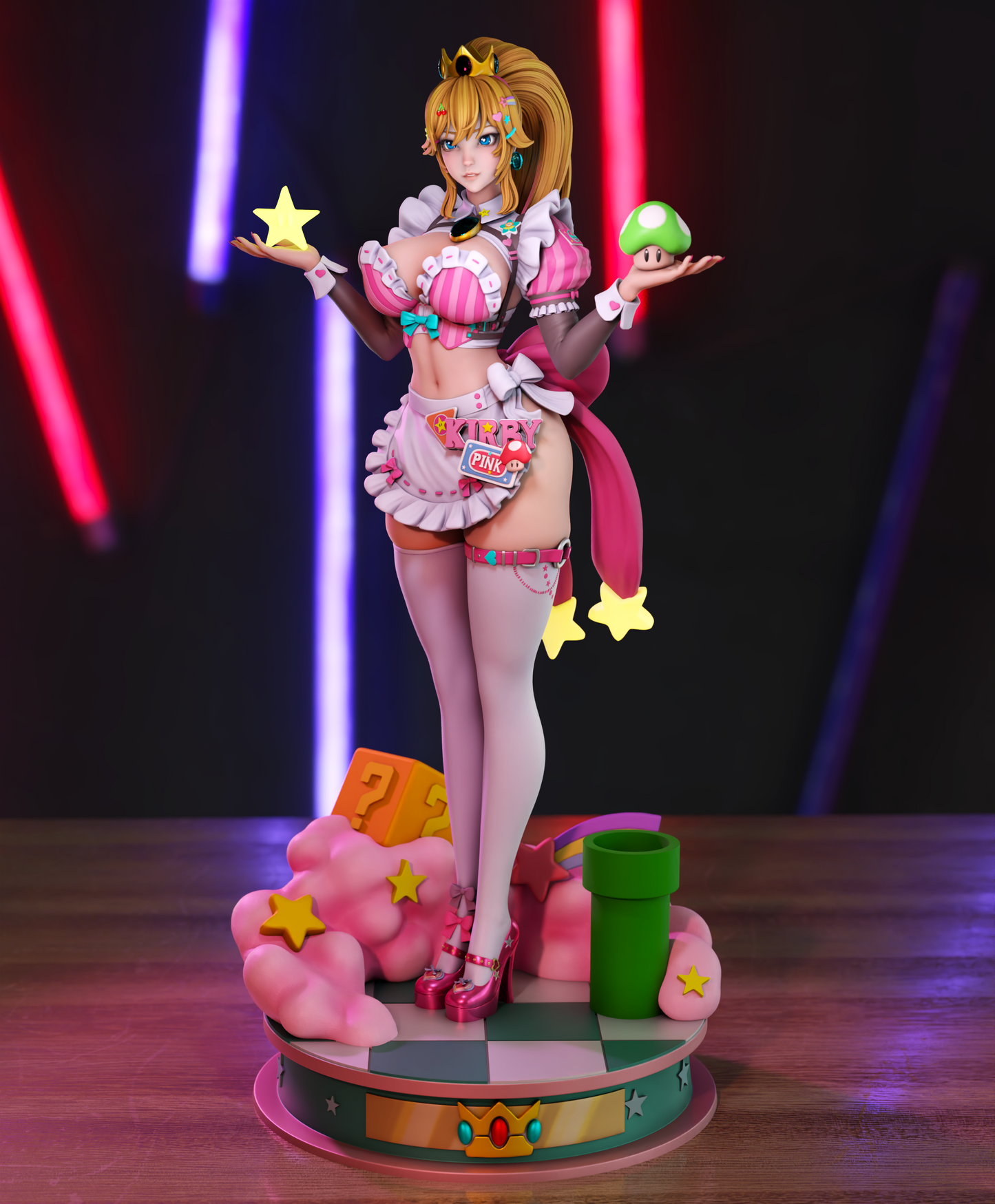 2558 Peach NSFW - Super Mario Bros - STL 3D Print Files