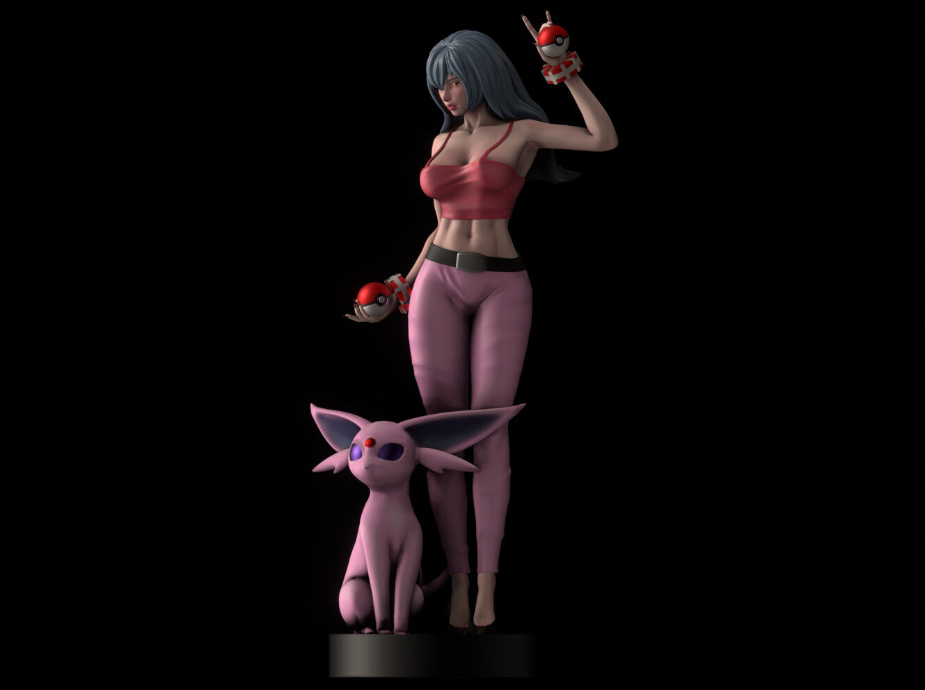 2183 Sabrina NSFW - Pokemon - STL 3D Print Files