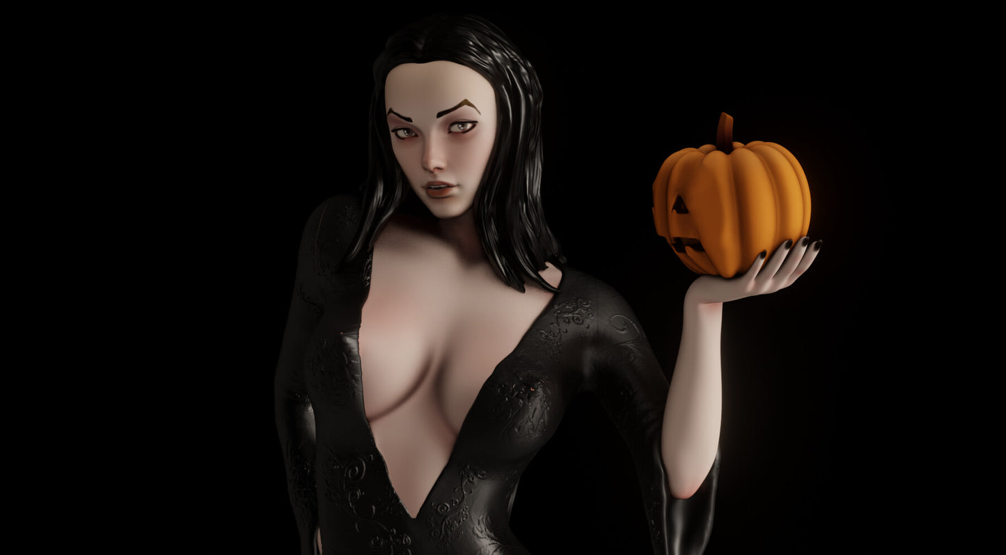 2184 Morticia Addams NSFW - Addams Family - STL 3D Print Files