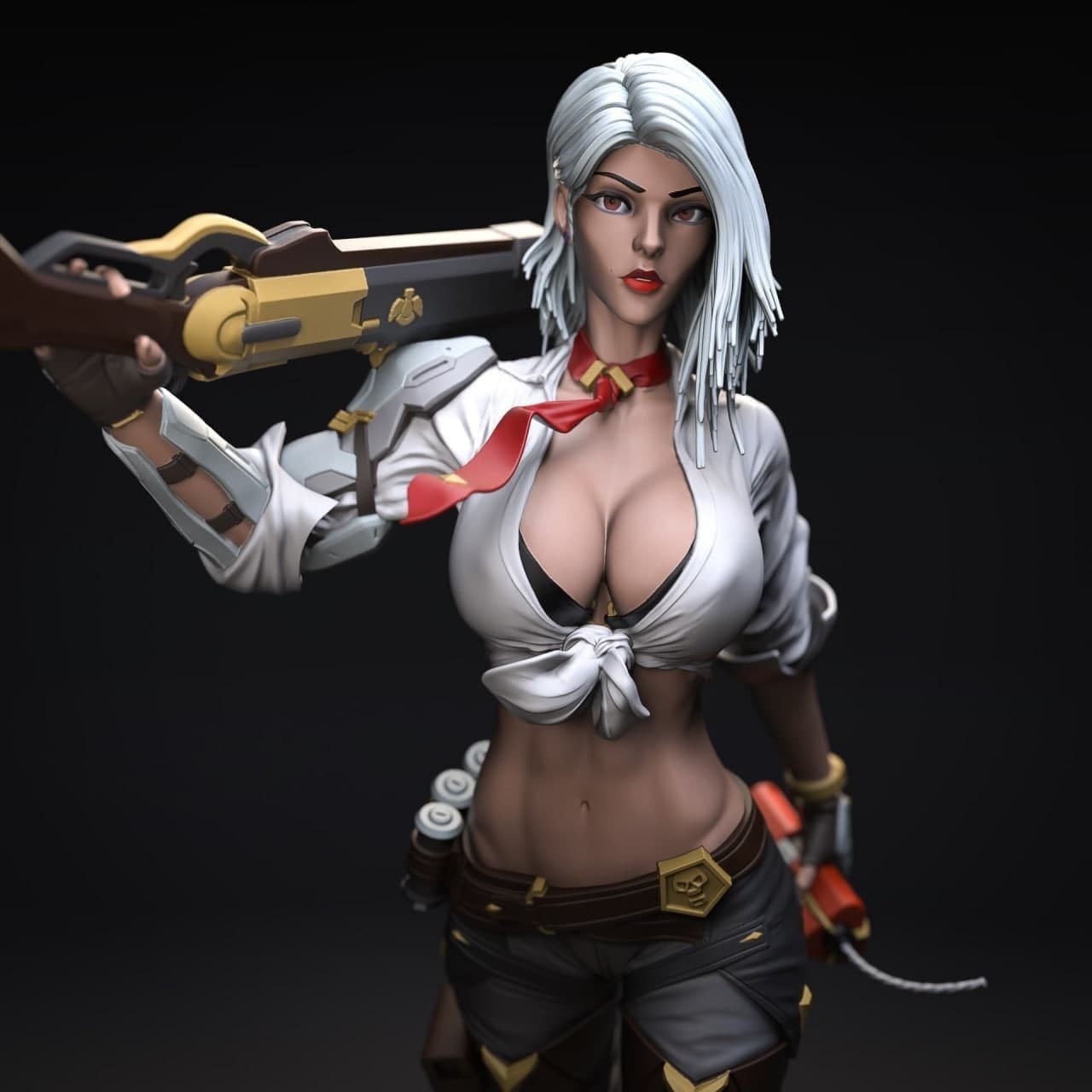 3012 Ashe - Overwatch - STL 3D Print Files